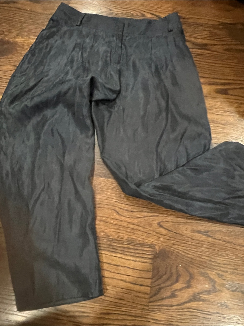 Corey Lynn Calter Black Cropped Wide-Leg Pants